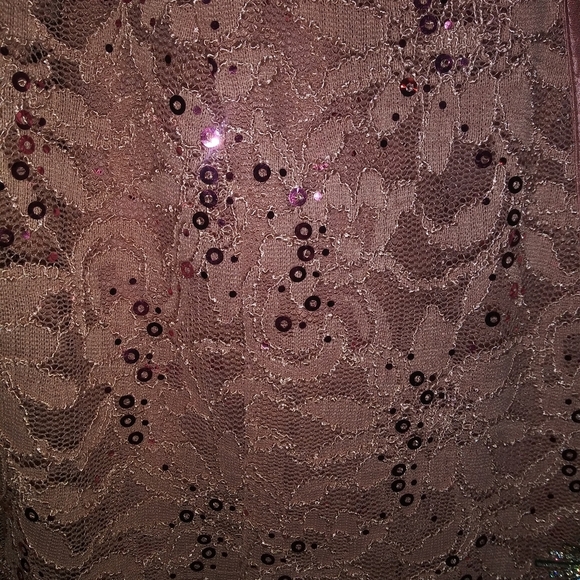 Cindy Lavender/Mauve 2pc sequined dress - Picture 4 of 7